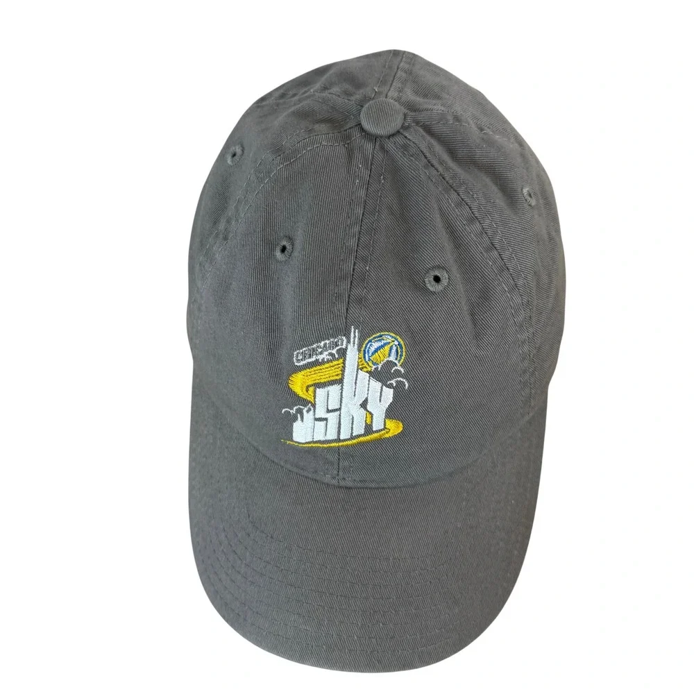 Chicago Sky WNBA Outerstuff Youth Hat Gray Embroidered Adjustable Dad Cap